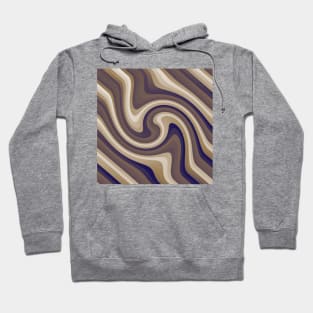 Brown Waves Hoodie